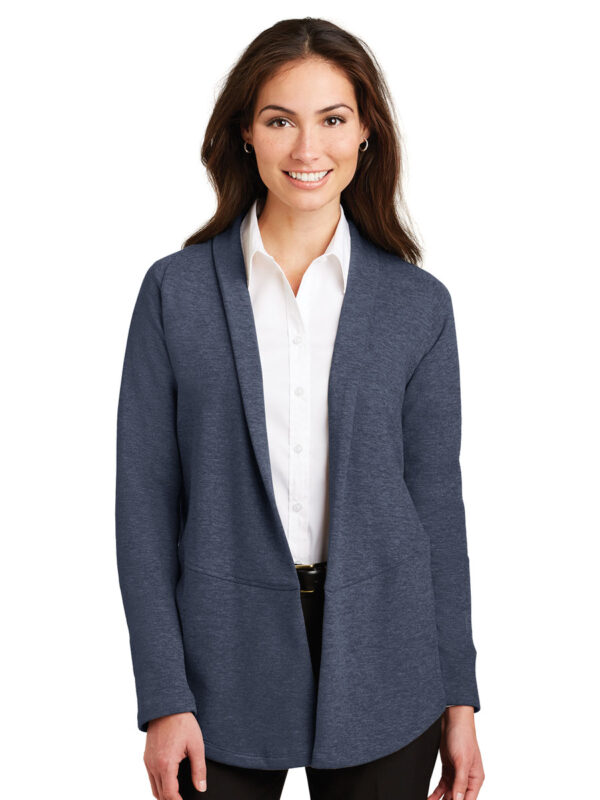 Port Authority Ladies Interlock Cardigan - Image 4
